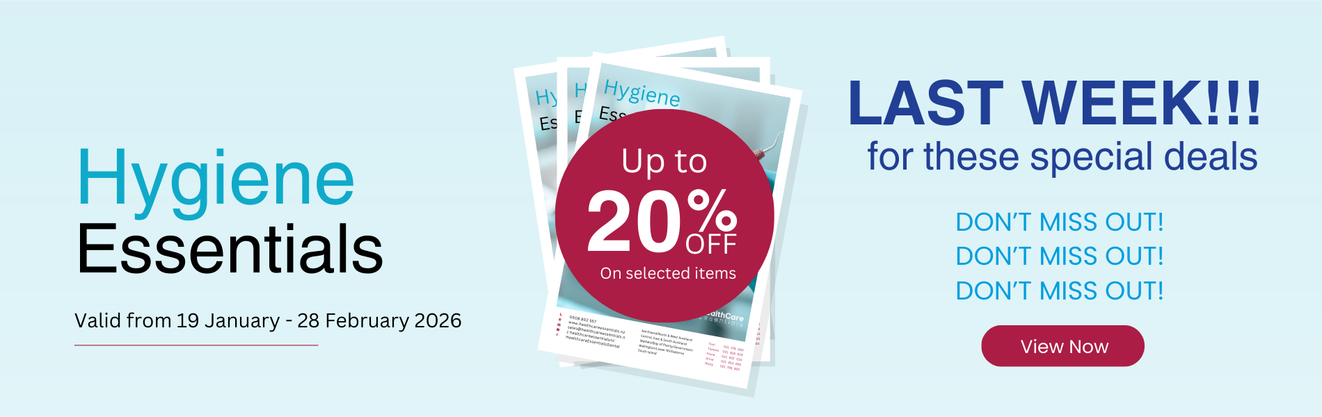 Hygiene Essentials last week